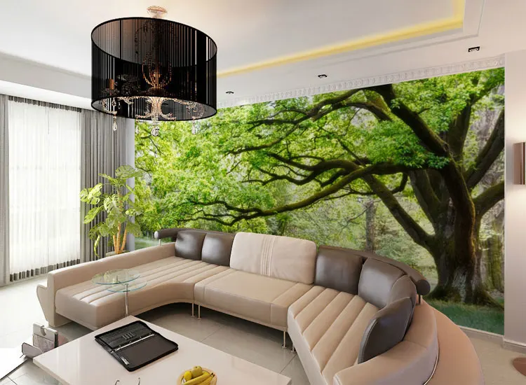 Обои для фотографий с изображением леса дерева пейзажа деревьев 3D фотообои