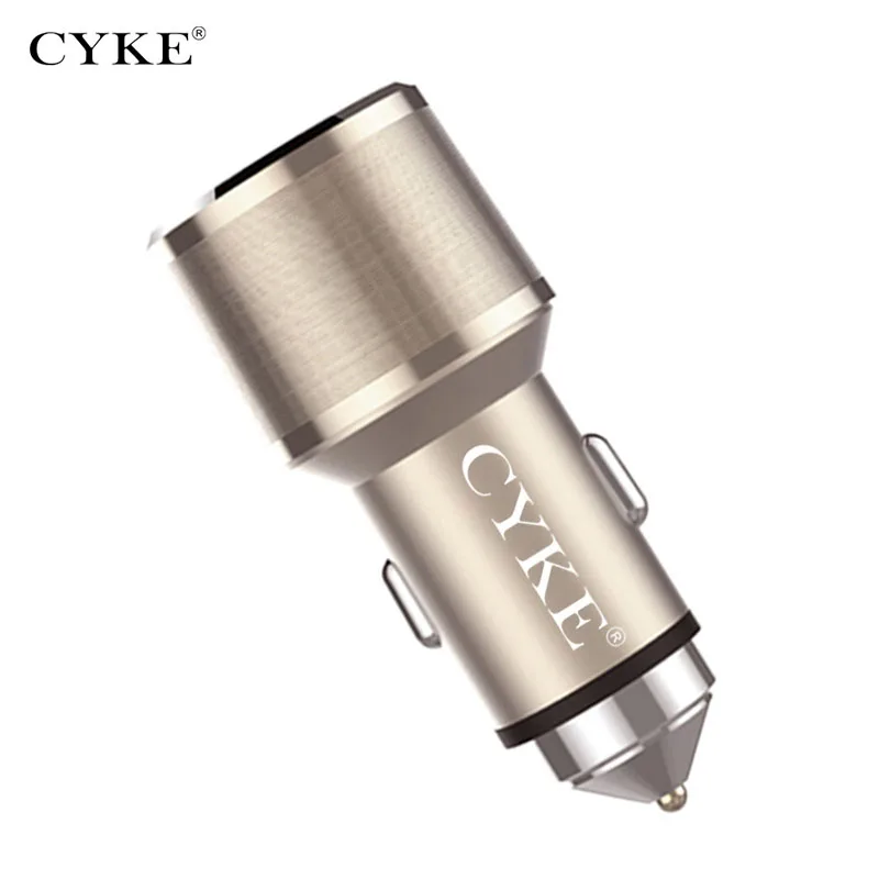 CYKE 2USB автомобильное зарядное устройство для телефона новинка QC3.0 Быстрая зарядка