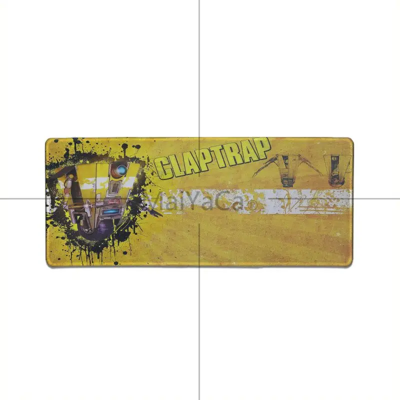 Maiyaca Borderlands 2 Хлопушки роботы резиновая мышь прочный Настольный коврик для мыши оптом геймерские скоростные коврики игровой коврик для мыши - Цвет: Lock Edge 30x80cm