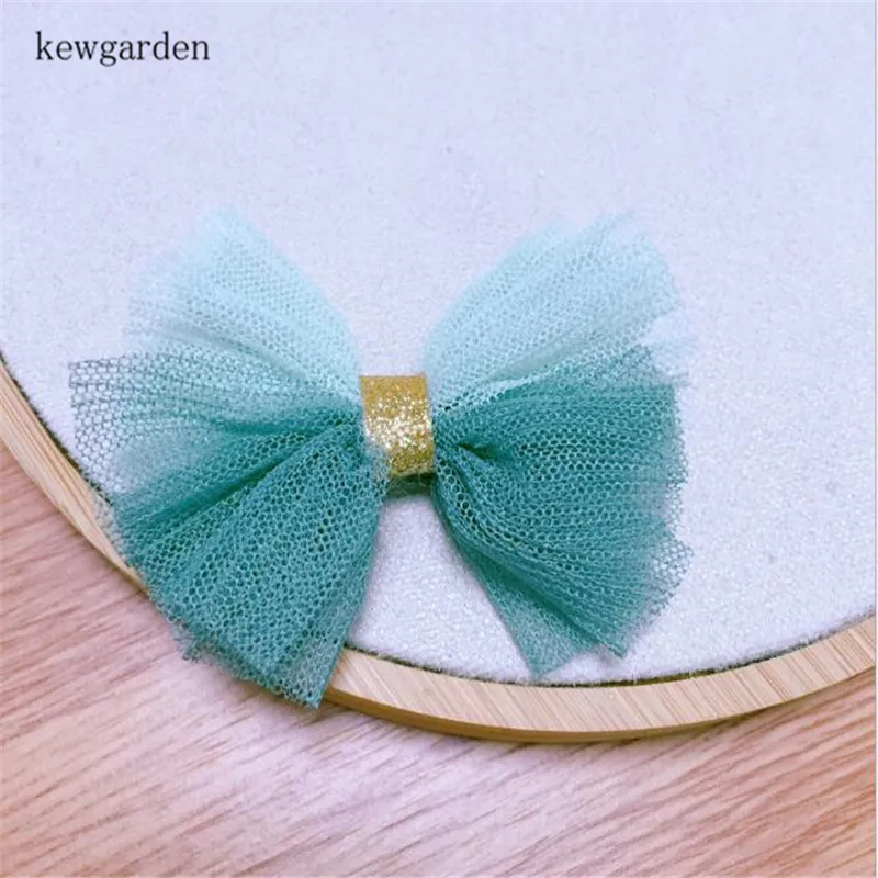 Kewgarden детская девочка Двойные Цвета Марля Кружева бант заколки для волос повязка