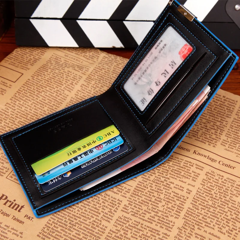 Мужской короткий кошелек 2019 года корейский вариант оптовой продажи цветной ed Color