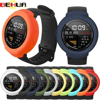 soft silicone protective case cover for amazfit verge watch protector frame shell for xiaomi huami 3 verge wacth accessories 059