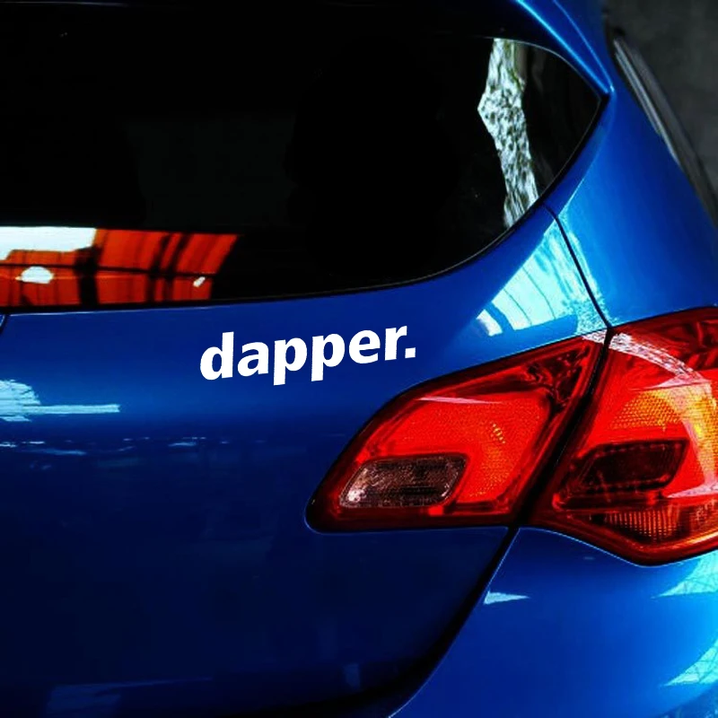 QYPF 14 7 см * 4 крутой автомобильный стиль Dapper Графический виниловый декоративный