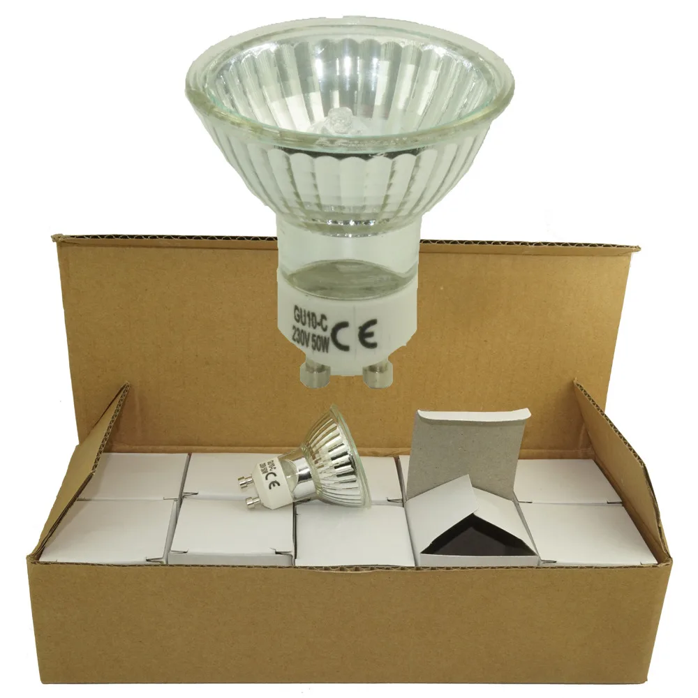 10Pcs/lot GU10 50W 220V halogen Globe Landscape Spot Bright Bulbs Cool White Spotlight | Инструменты