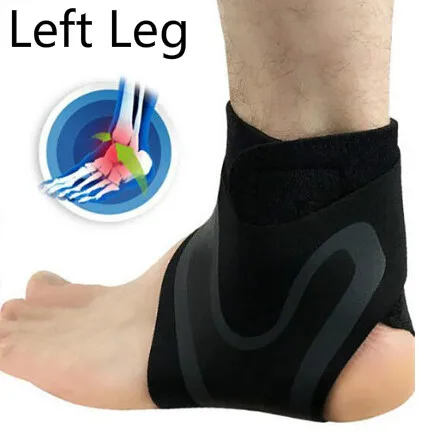 Left Leg Медицинский подошвенный фасциит боль в ногах поддержка лодыжки бандаж арки ремни рельеф - Цвет: Left Leg