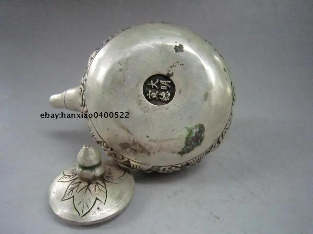Chinese Miao Silver Handwork Immortal Teapots XuandeMark | Дом и сад