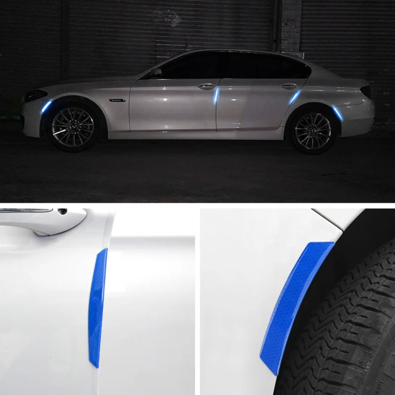 Новинка 2 шт. автомобильный бампер колеса для бровей светоотражающие