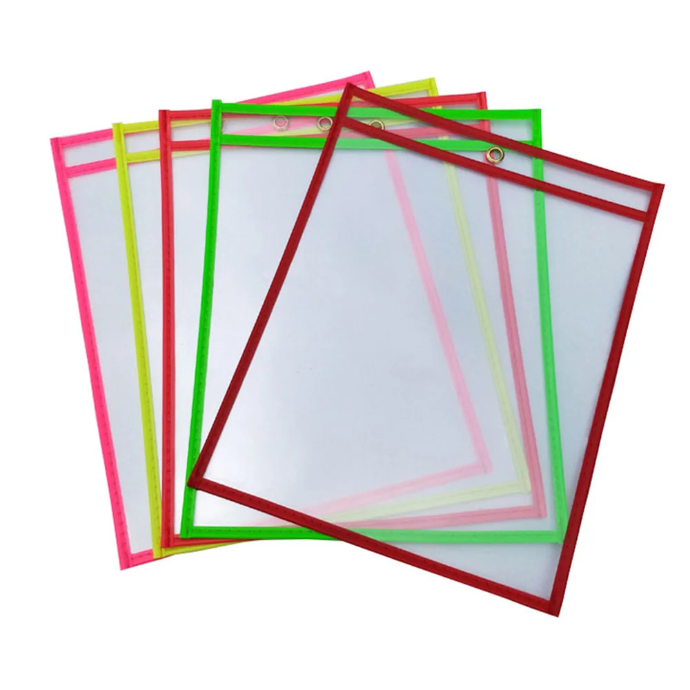 1pcs Bag Random Детские игрушки-головоломки могут быть повторно использованы с ПВХ прозрачным сухим мешком-щеткой для домашних животных, сухая сумка для протирания, цветная ручка, игрушки для рисования для детей - Цвет: 1pcs Bag Random