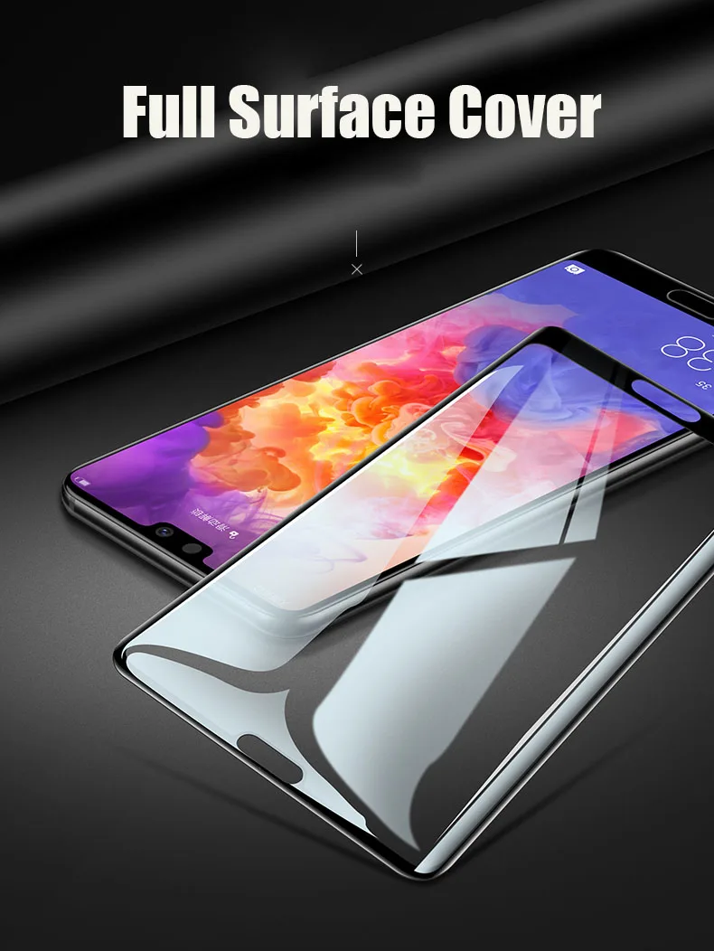 10 шт./лот 20D Защитное стекло для huawei mate 10 20 Lite P20 P30 Pro закаленное стекло P Smart Honor 10 Защитная пленка для экрана