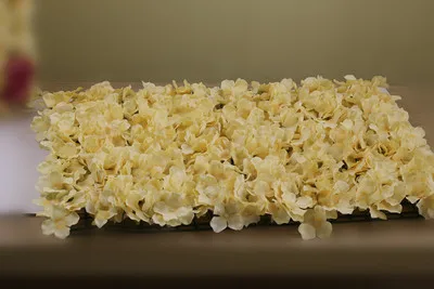 champagne 40x60 см цветок гортензии ковер Арка стены guelder искусственный цветок декоративные свадебные украшения Рождество Хэллоуин - Цвет: champagne