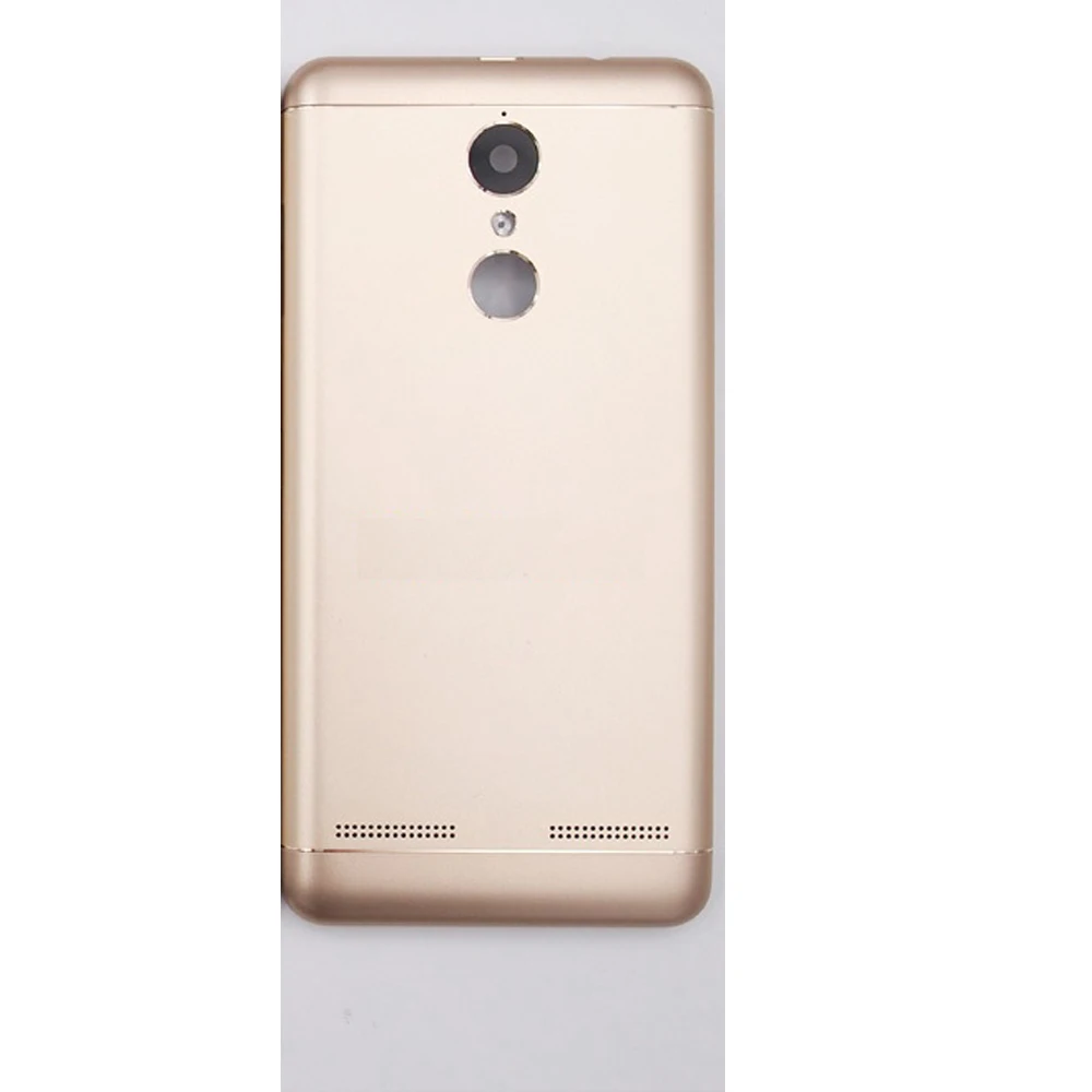 Корпус для lenovo K6 power Задняя крышка батареи запасные части к мобильным телефонам для lenovo K33a48 K33a42 без кнопок громкости питания - Цвет: gold