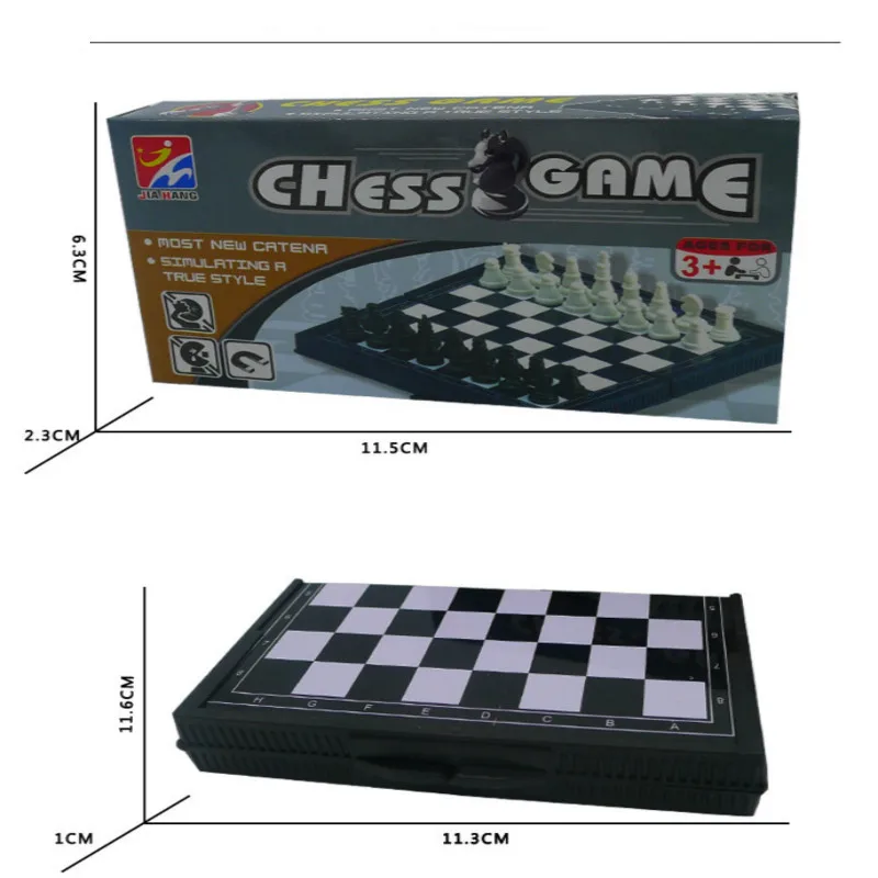 

Foreign Trade Exports Chess Fold Mini Magnetic Trumpet Portable