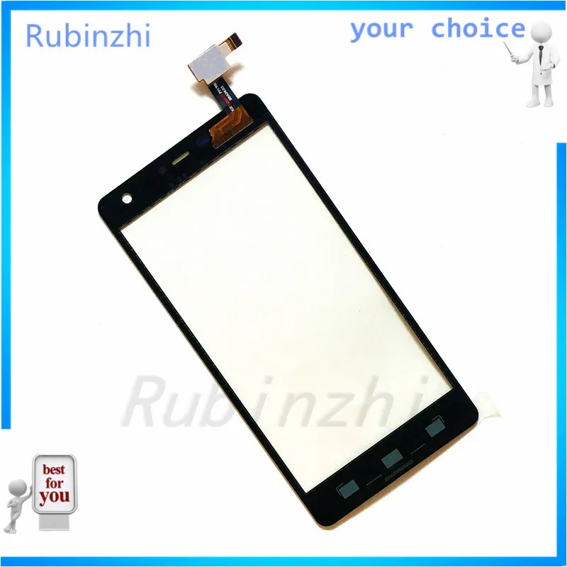 RUBINZHI телефон сенсорный экран дигитайзер для THL 5000 THL5000 Сенсорная Панель переднее