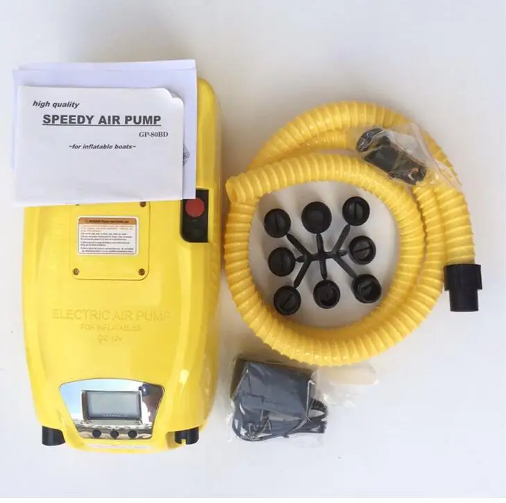 Портативный электрический воздушный насос 12 В с ЖК дисплеем портативный быстрый