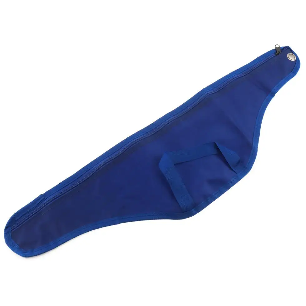 Удобный синий прозрачный пластиковый холщовый пакет 68 см для удочки катушки