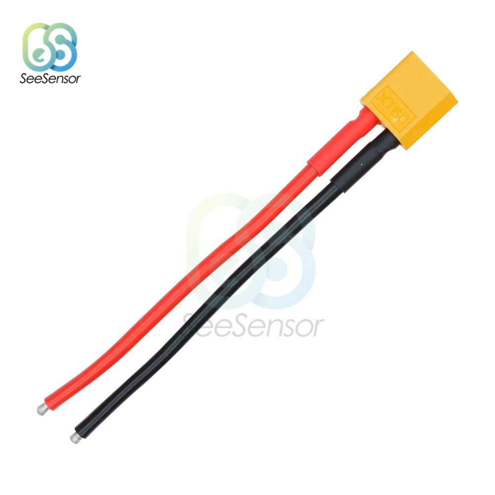 XT60 XT-60 батарея Мужской Женский Разъем с кремнием 14 AWG провода для RC Lipo батарея