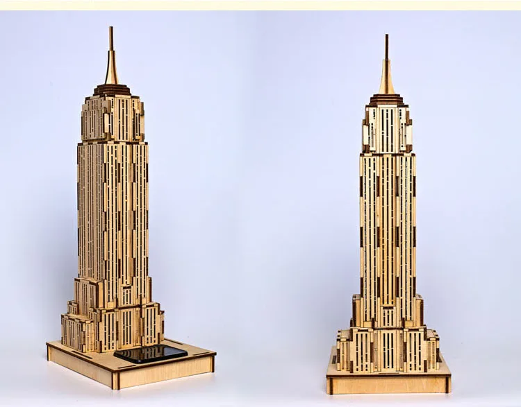 Набор строительных моделей империи государственного здания 3D модель сделай сам