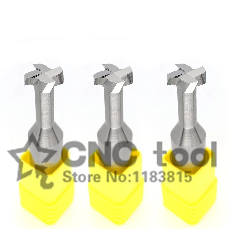 

1PCS T4*1/T4*1.5/T4*2 Cemented carbide Straight shank T groove milling cutter T type Straight shank milling cutter