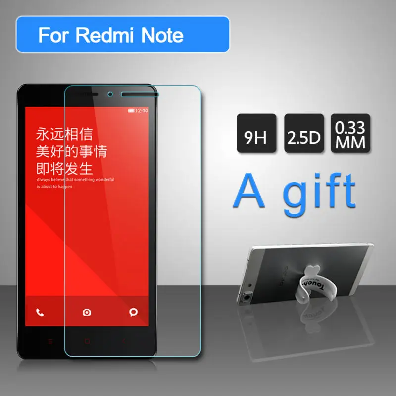 Закаленное Стекло Защитная Крышка Для Xiaomi Redmi Note 4G 9 9н 2.5D 0.33 мм Анти Шок Пленка для