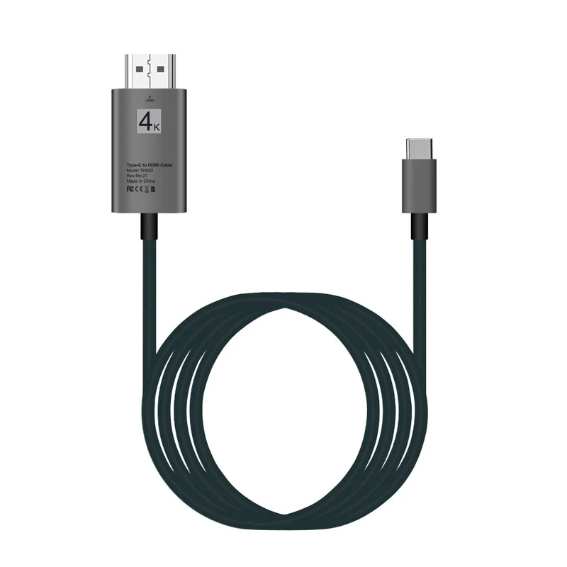 4K USB-C type C телефонный адаптер HDMI видео Соединительный кабель для MacBook Lumia 950XL samsung Note8 Note9 S10 S9 S8 к ТВ проектор