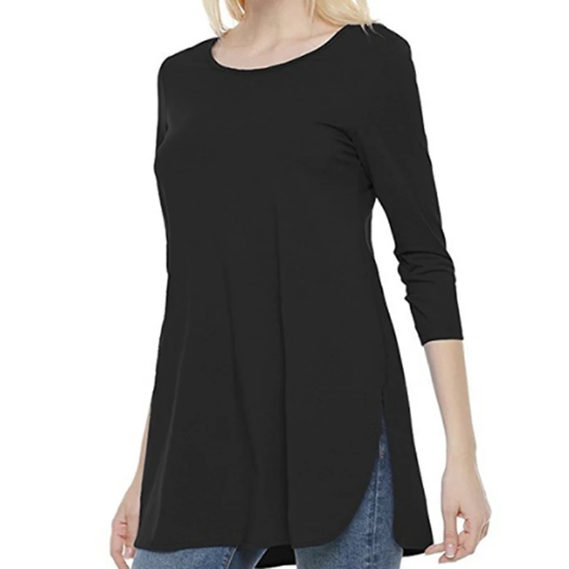 Новинка Женская Осенняя футболка с длинным рукавом облегающие футболки для