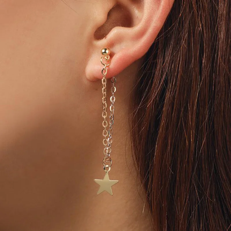 ES130 Gold Серьги-гвоздики, имитация жемчуга, кристалл, бесконечность, бант, кот, бижутерия, модные ювелирные изделия, Brincos, серьги,, женские серьги - Окраска металла: ES130 Gold