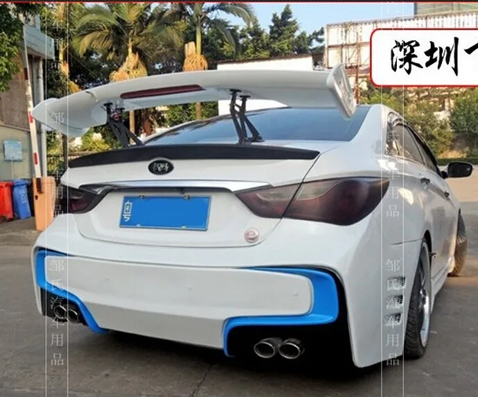 ABS Грунтовка заднего крыла автомобиля спойлер багажника для GT все Седан универсальный 1949- Быстрый EMS(с лампой