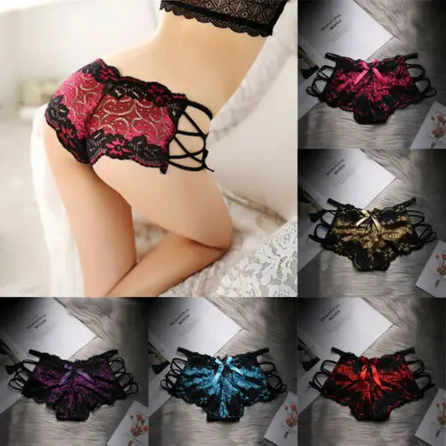 Hot Women's Lace Briefs Underwear Panties Sexy Lingerie Knickers Thongs G-String | Тематическая одежда и униформа