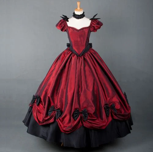 

European court vintage Victorian ball performance dress gothic lolita Operatic long dress princess cosplay costumes