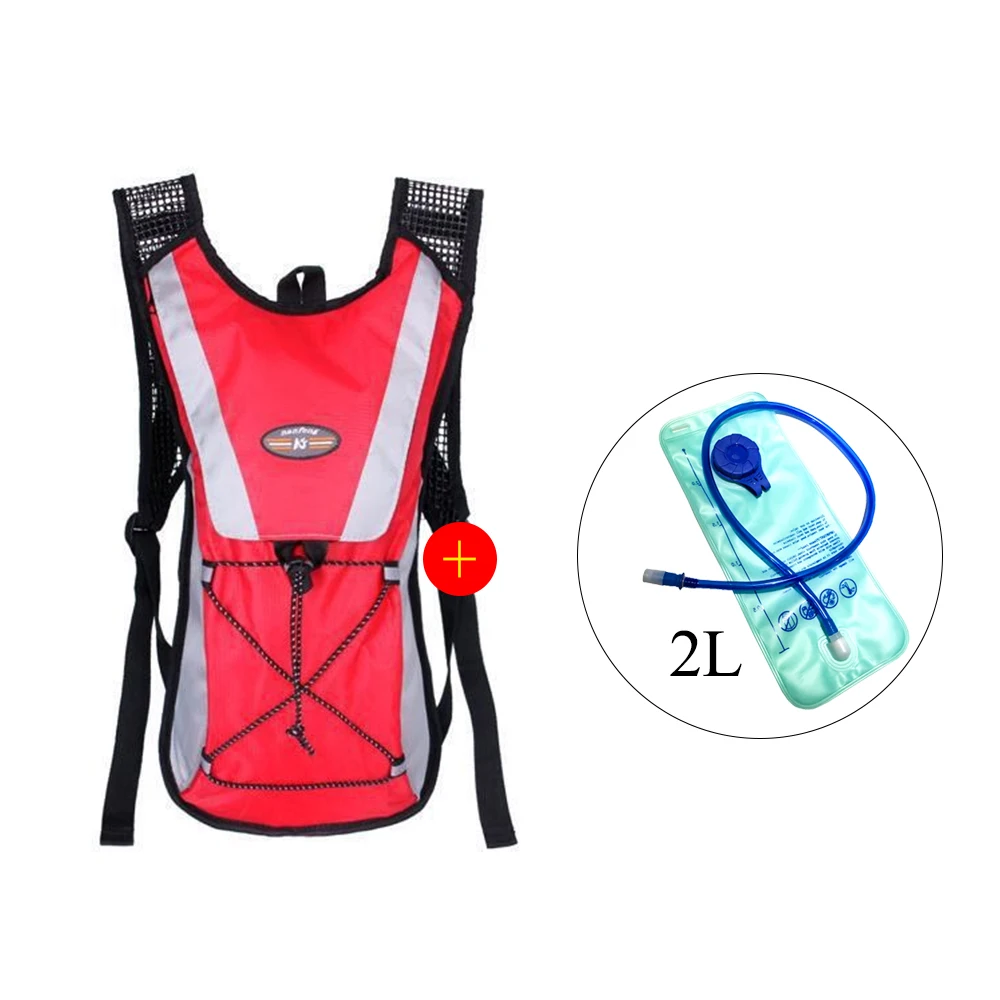 red Vertvie велосипедный рюкзак 2L сумка для воды альпинистские сумки для воды открытый инструмент для альпинизма Кемпинг путешествия Туризм Рюкзак - Цвет: red