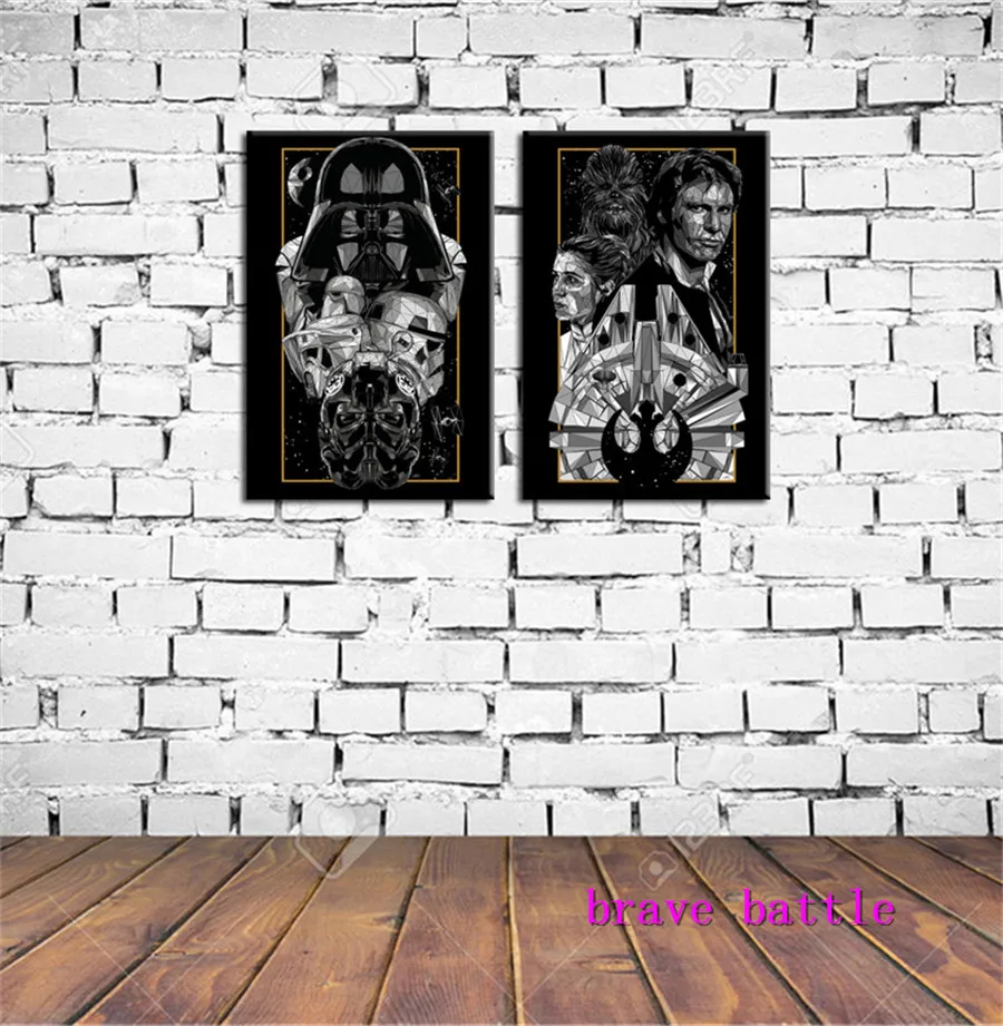 Звездные войны возвращение джедаев Холст Картина гостиная домашний декор