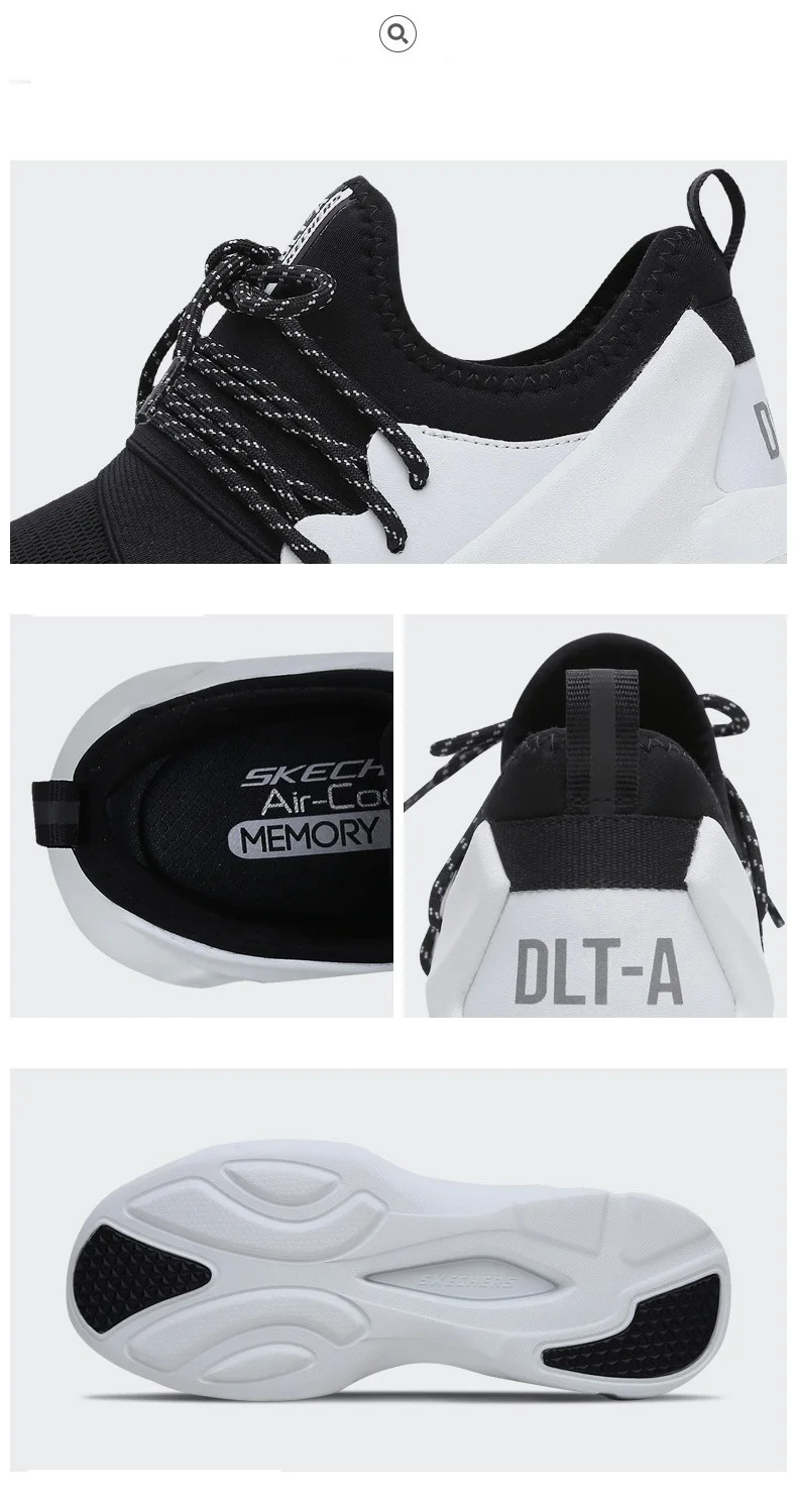 Skechers D'lites/Женская обувь на платформе; удобная дышащая мужская и женская обувь; высококачественные брендовые роскошные кроссовки; 88888157-BKW