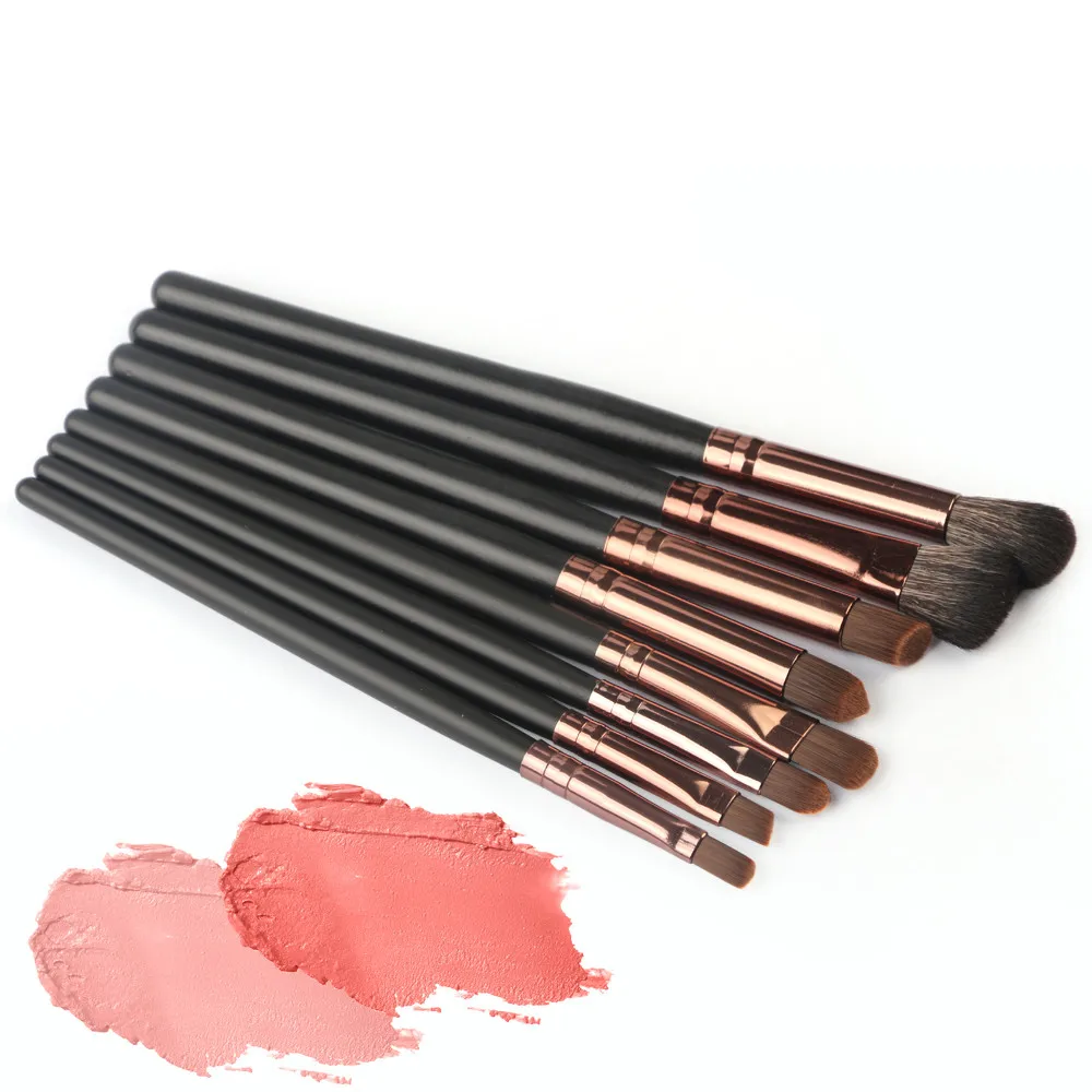 MAANGE 8PCS Makeup Brush Set Eyeshadow Eyeliner Eyebrow Plastic Foundation Powder Blush Blending Contour Hot brochas | Красота и