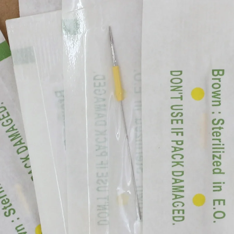 500Pc 0.4x50mm 5R Traditional Tattoo Needle For Taiwan Giant sun G-8650 G-9740 Sunshine Permanent Makeup Machine G8650 eyebrow |