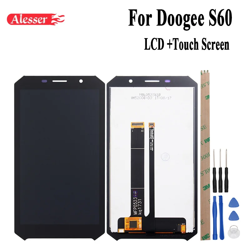 Alesser Для doogee S60 Lite ЖК дисплей + инструмент для ремонта сенсорного экрана в сборе