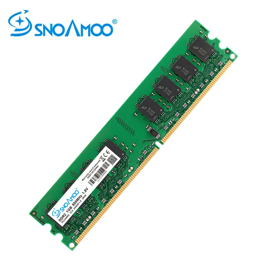SNOAMOO Настольный ПК ОЗУ DDR2 1G/2 ГБ 667 МГц PC2 5300s 800 6400S DIMM без ECC 240 Pin 1 8 V для Intel памяти