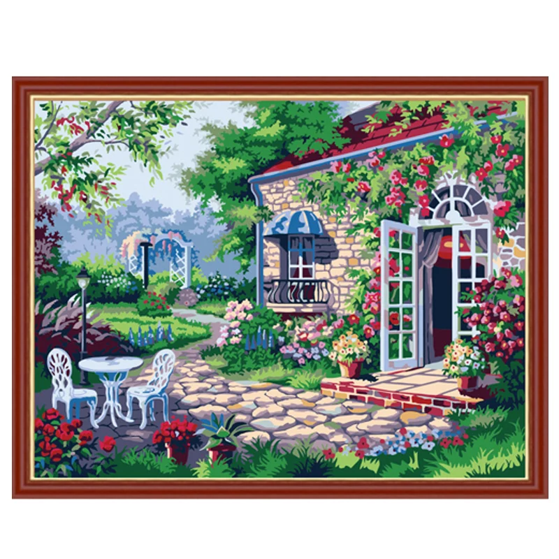 Набор для рисования по номерам на холсте 40 х50 см|paintings impressionists|decorative painting craftspainting