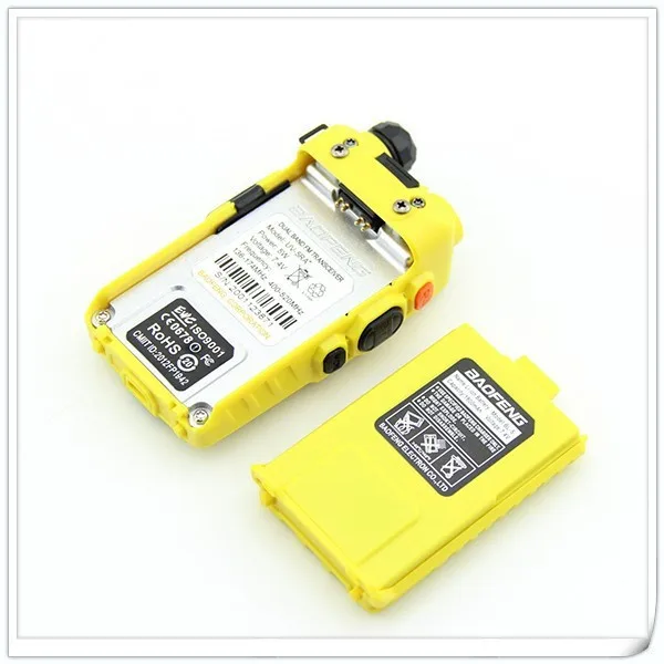 Baofeng UV5RA FM Walkie Talkie Dual Band УФ 5RA УКВ двустороннюю Любительское CB радио UV желтый