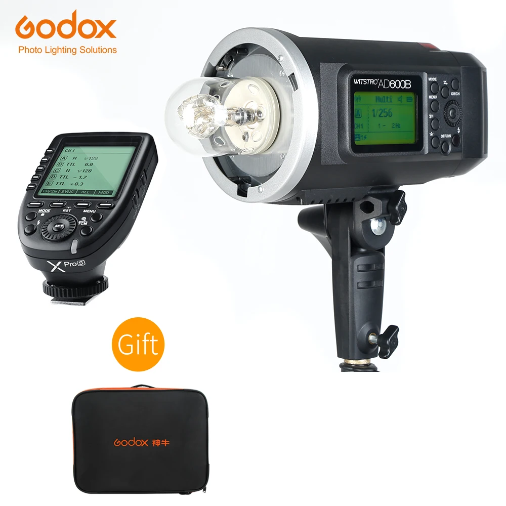 Godox AD600B 600Ws TTL HSS 1/8000 портативная наружная вспышка Bowens Mount + с Xpro C/N/S/F/O/P для Canon Nikon Sony