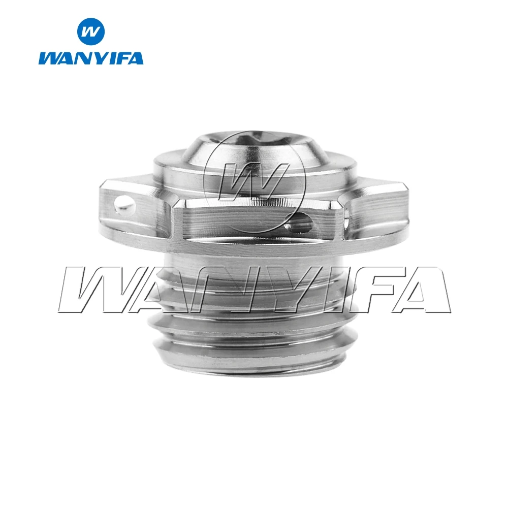 Титановый "Wanyifa" Болт M20 x 2,5 мм Шаг мотоцикла CNC машинное масло Кепки болт для Honda мотоцикл винт наполнитель cover protector