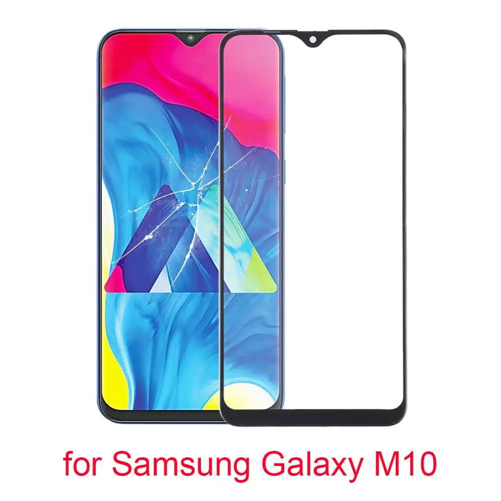 5 6 ″для Samsung Galaxy M10 Сенсорная панель передний экран Внешний стеклянный объектив