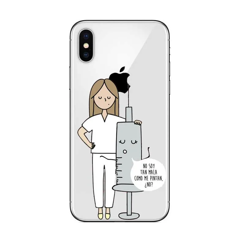 TPU Мягкий силиконовый чехол из ТПУ для iPhone 11 Pro MAX X10 XR XS MAX 7 8Plus 5S 6 6splus - Цвет: TPU