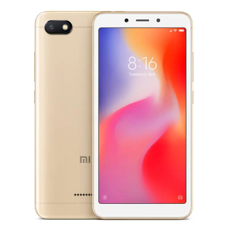 Глобальная версия Xiaomi Redmi 6A 6 A 2GB 16GB 5 45 &quot18:9 полный экран четырехъядерный 13MP 3000mAh