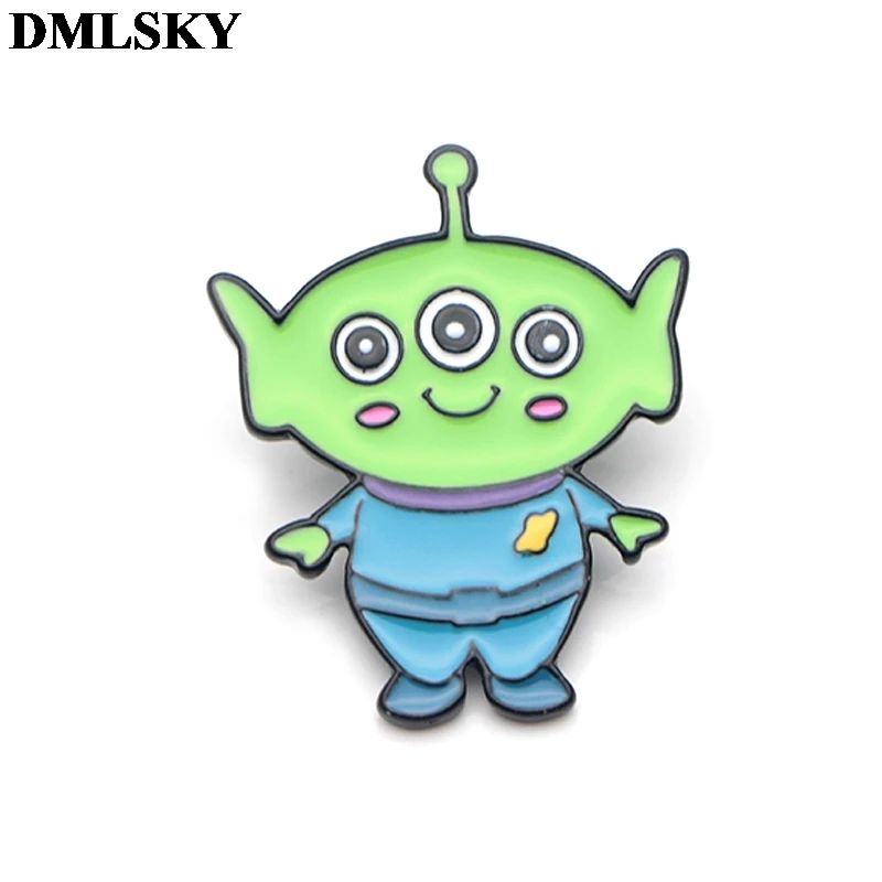 DMLSKY мультфильм эмаль булавки и броши нагрудные булавки рюкзак сумки значок украшения одежды подарки M3597