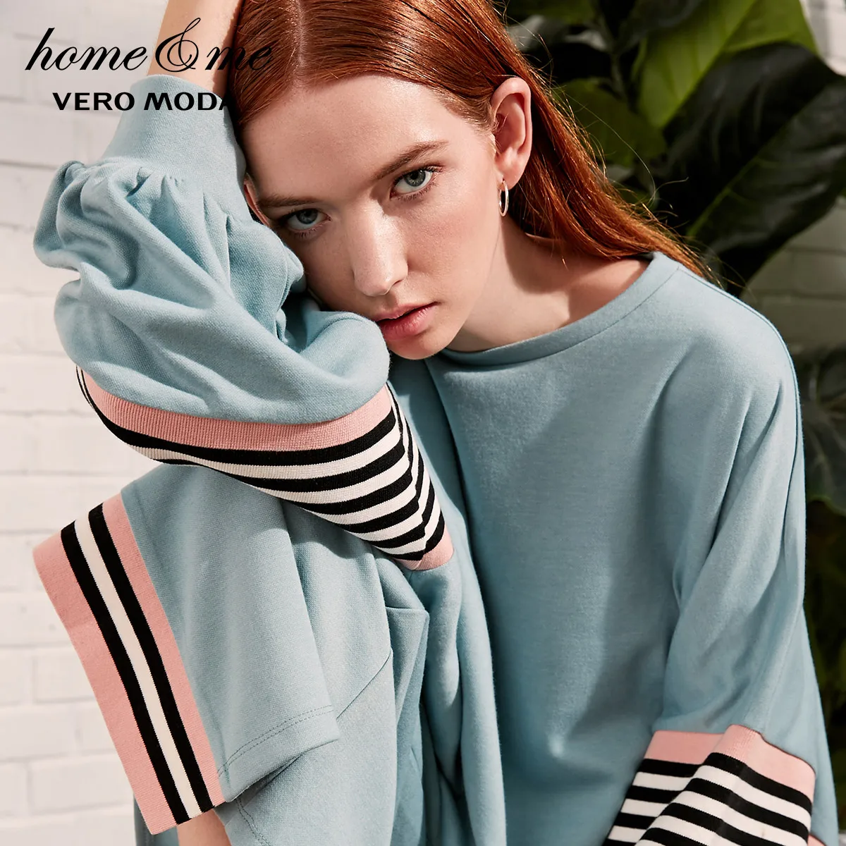 Vero Moda свитшот О товаре Для женщин на весну лето с длинным рукавом трикотажное