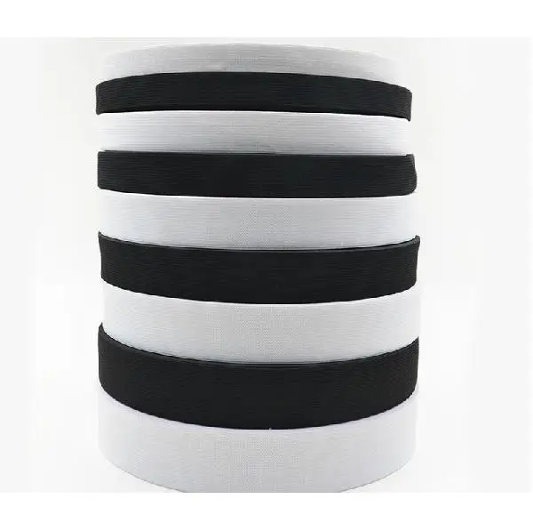 Черно белая эластичная тесьма 3 см ширина 1 м швейные принадлежности аксессуары
