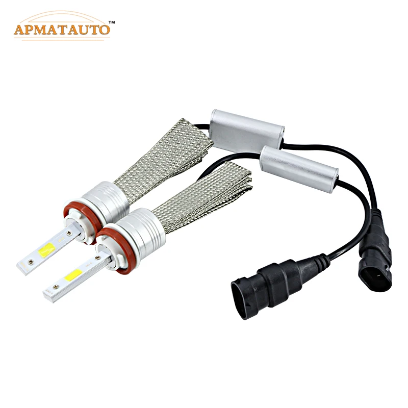 

2X H7 H8 H11 9005 HB3 9006 HB4 H4 Auto Led Headlight Cars Fog Lighting Lamp Bulb 96W 9600Lm 6000K White Daytime Running Light