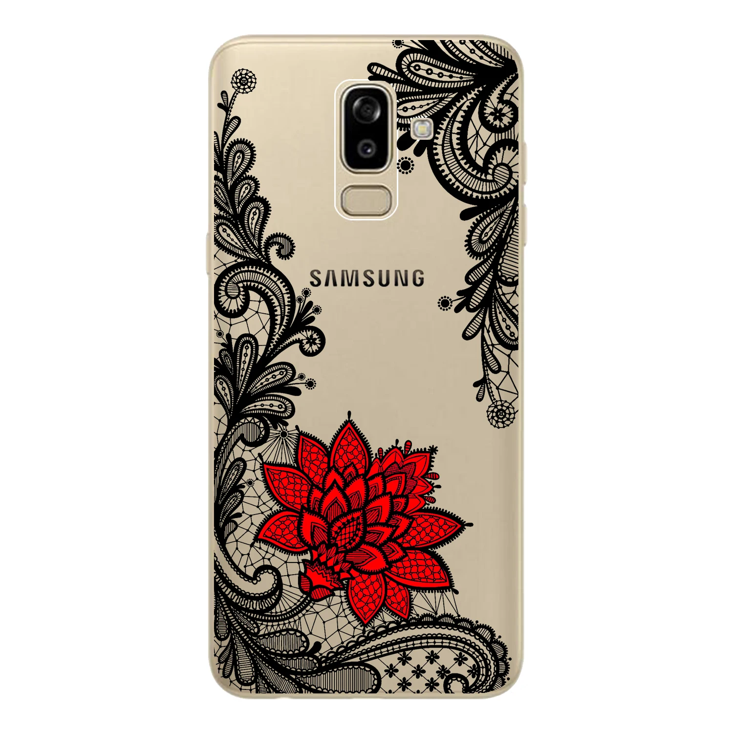 Мягкий чехол из ТПУ Funda для Samsung Galaxy J3 J5 J7 2017 года J4 J6 J8 2018 ЕС силиконовый мандала