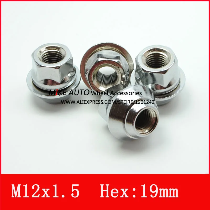4 шт. открытая гайка для колеса M12x1.5 PCD шестигранная (3/4 дюйма) FORD Mondeo Focus|lug nuts|wheel lug