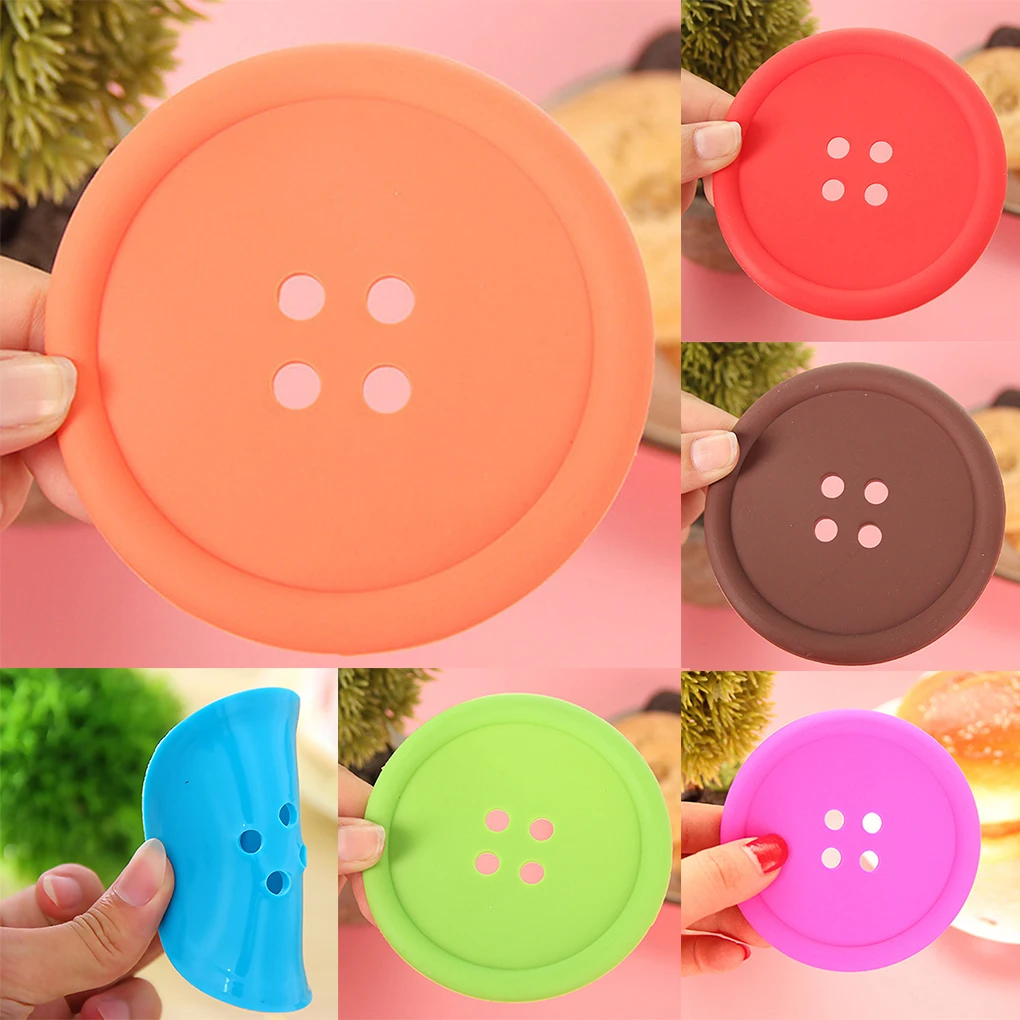 Многоцветные силиконовые круглые изоляционные прочные гибкие подставки для